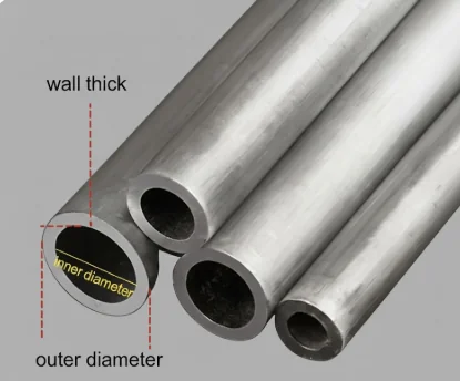 Titanium Tube size